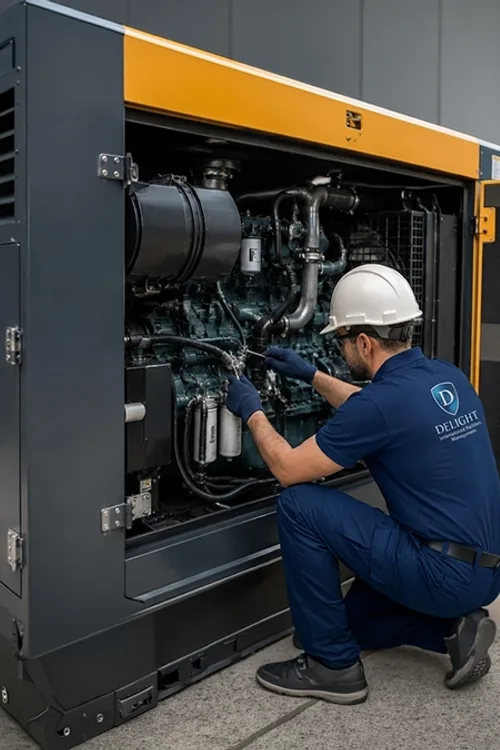 Diesel generator servicing by Delight IFM